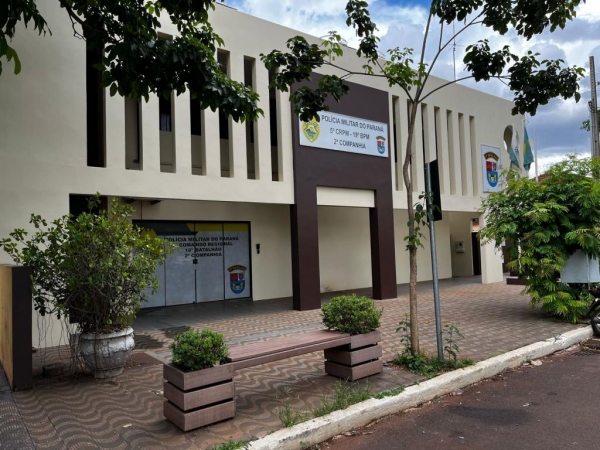 Foto: Portal Nova Santa Rosa (Atual sede da PM em Marechal Rondon)