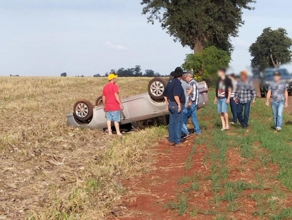 Acidente na PR 182 em Maripá. Foto: Divulgação.