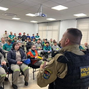 Palestra em Palotina. Foto: PMPR