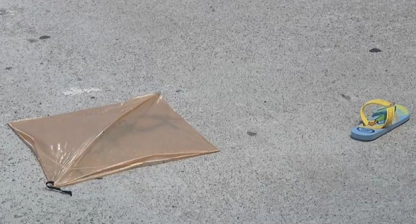 Menino morre atropelado após atravessar rodovia para buscar pipa, na Grande Curitiba — Foto: Reprodução/RPC