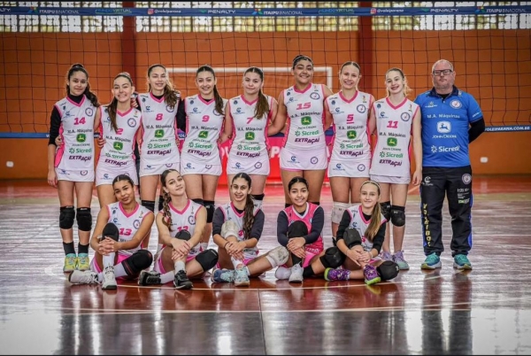 Equipe de Palotina, atualmente na terceira colocação geral  Crédito: Assessoria.