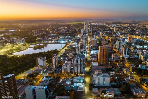 Cidade de Toledo no Paraná. Foto: Divulgação.