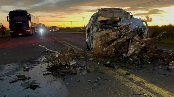 Charles Wisnieski, de 37 anos faleceu no local. Foto: Catve.