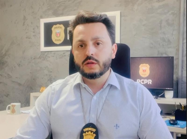 Dr. Rodrigo Baptista, Delegado de Polícia em Toledo. Foto: Divulgação.