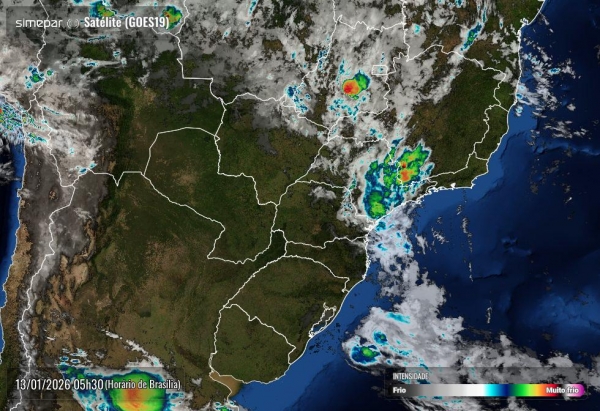 Satélite Goes-19. Foto: Simepar