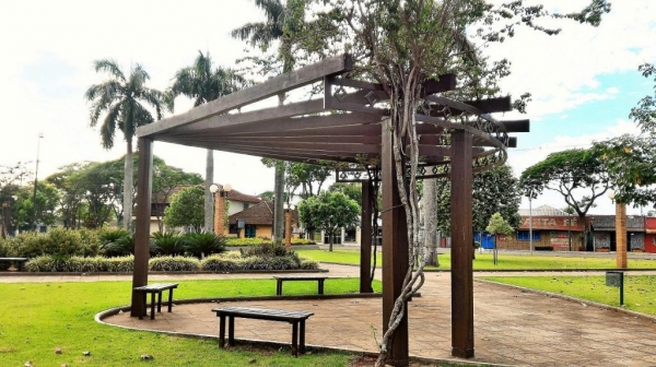 Praça da Bíblia em Nova Santa Rosa. Foto: Portal Nova Santa Rosa.