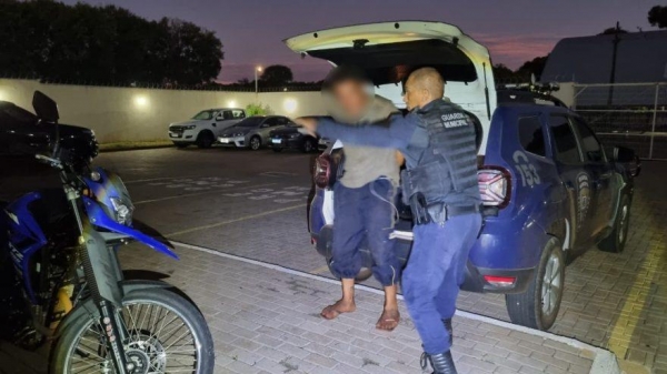 Momento da prisão. Foto: CGN.