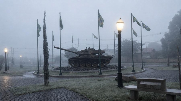 Praça do Exército em Nova Santa Rosa. Foto: Arquivo/Portal Nova Santa Rosa