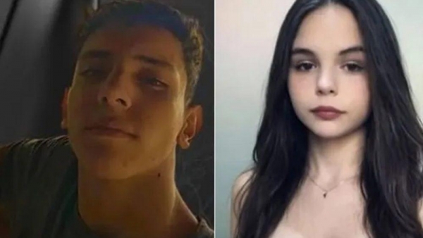 As vítimas foram identificadas como Anna Rita Marth, de 18 anos, e Alexis Santiago Cardozo, de 16 anos. Foto: Portal BR 163