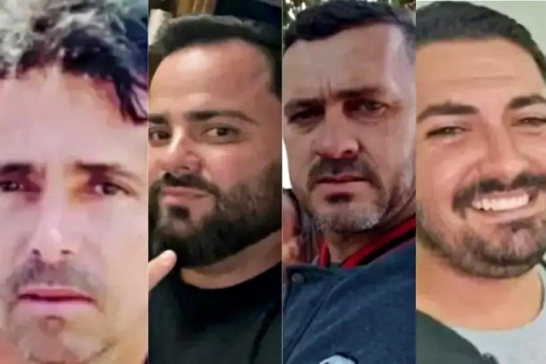 As vítimas do crime. Foto: Divulgação.